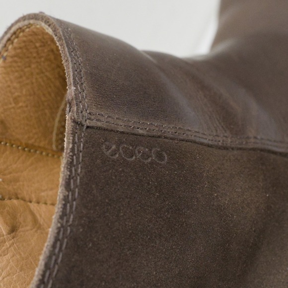 ECCO Findlay Leather Suede Side Zip Ankle Chelsea Boots Brown Mens Sz 44/10-10.5 main image 5